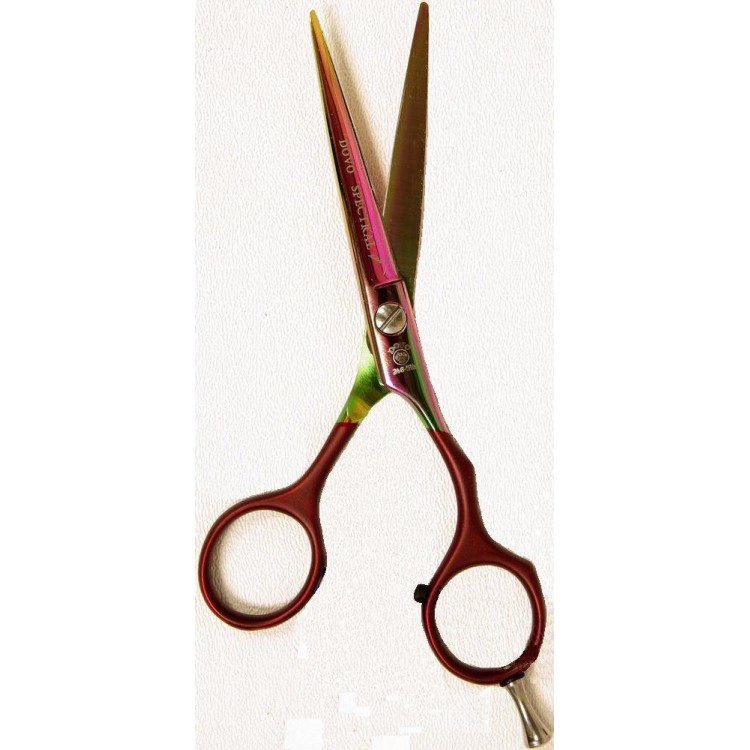 Kadeřnické nůžky DOVO 246 5585 SPECTRAL Red - 5,5"