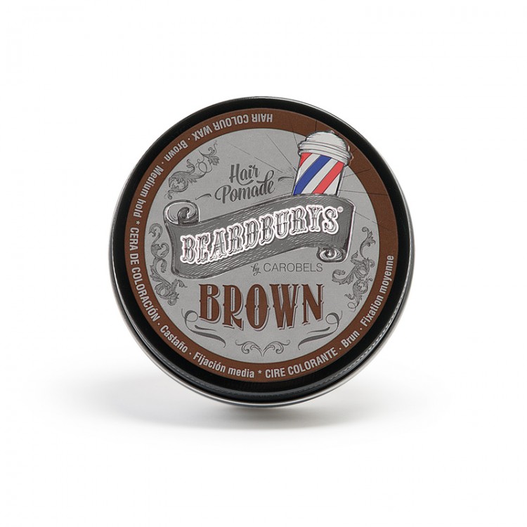 BEARDBURYS Color Brown - pomáda na vlasy - 100 ml