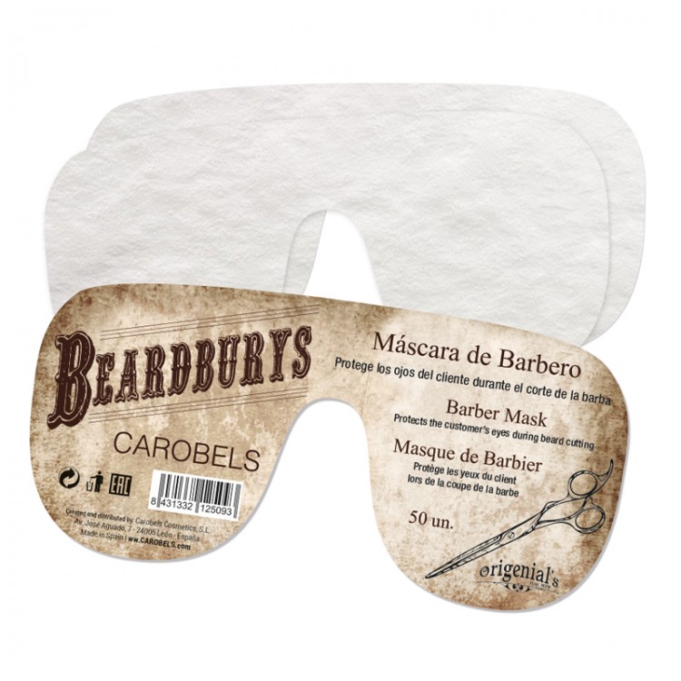 Barber maska na oči BEARDBURYS Barber Mask
