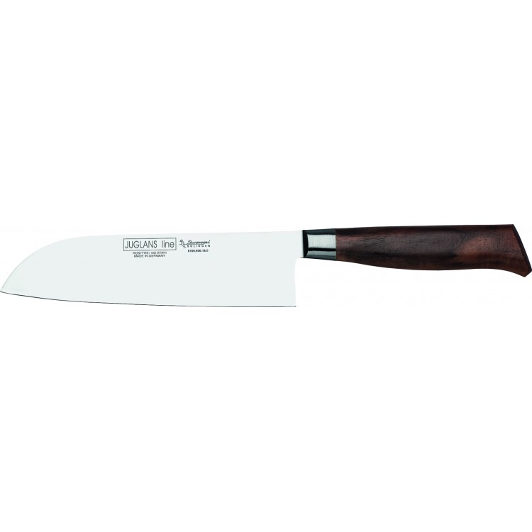 Nůž BURGVOGEL 6100.936.18.0 SANTOKU - Juglans Line - 18 cm