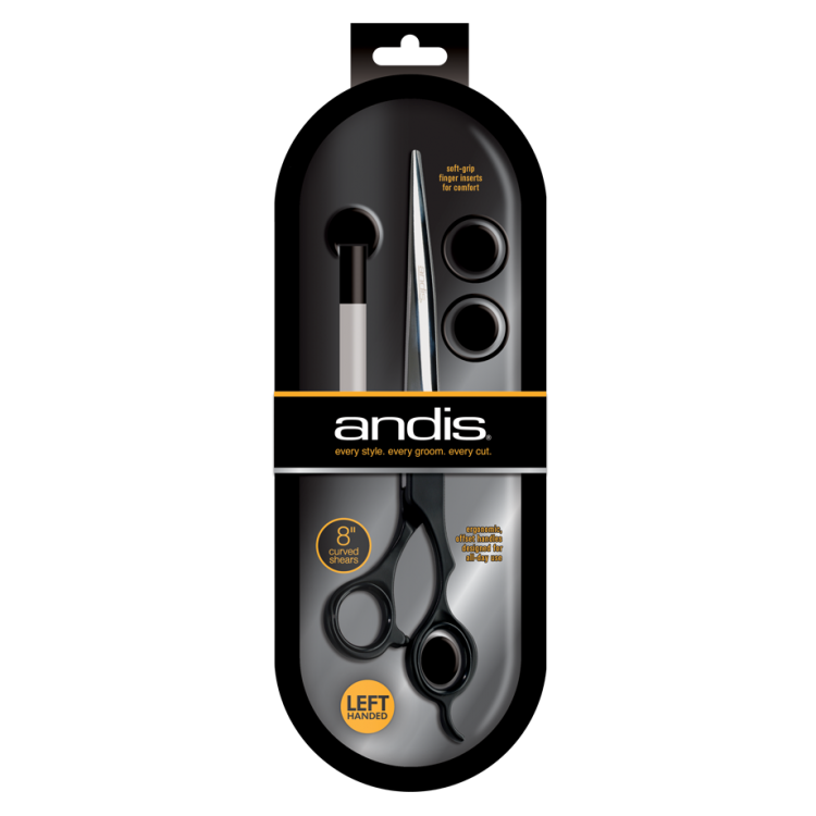 Nůžky ANDIS 80625 HL Professional - 8" - zahnuté, pro leváky
