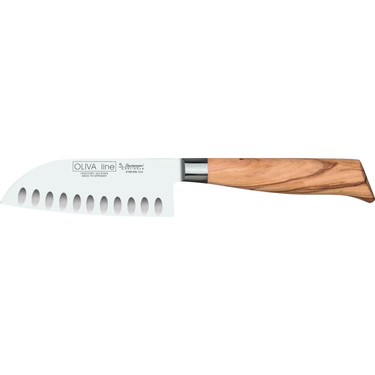 Nůž BURGVOGEL 6100.926.13.6 SANTOKU - Oliva Line - 13 cm