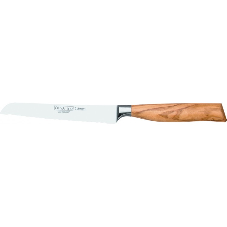 Nůž BURGVOGEL 6750.926.13.2 - Oliva Line - 13 cm - na pečivo