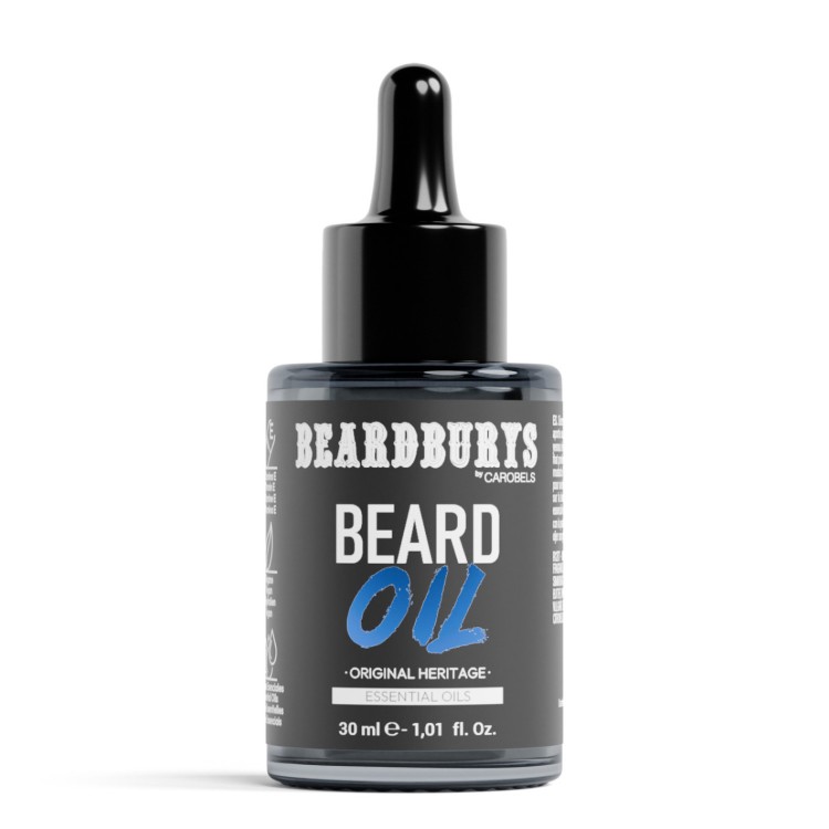 Olej na vousy BEARDBURYS 0412770 Original Heritage - 30 ml.