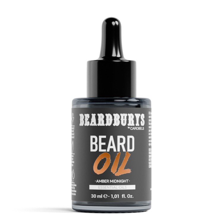 Olej na vousy BEARDBURYS 0412765 Amber Midnight - 30 ml.