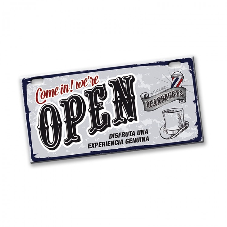 Cedule OPEN / CLOSED Beardburys 0499136