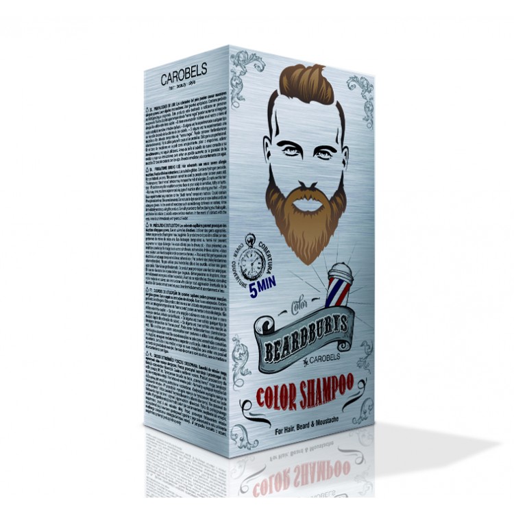 Šampon COLOR SHAMPOO Beardburys - na vlasy a vousy - světle hnědý