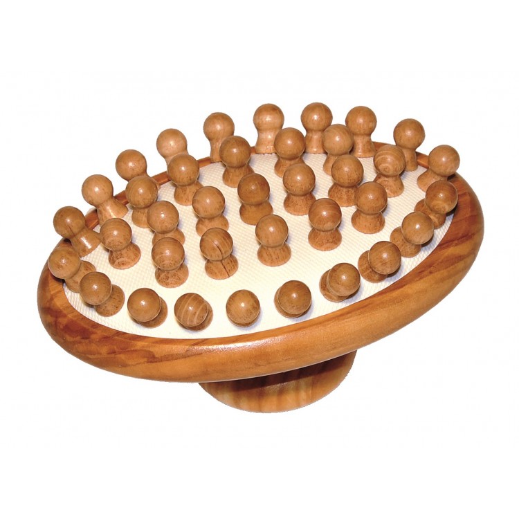 Masážní kartáč KELLER 200 25 76 Exclusive - oliva