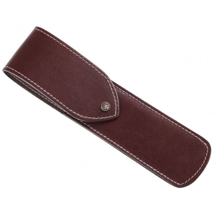 Pouzdro DOVO Solingen 9022 021 - na břitvu - vínově červené