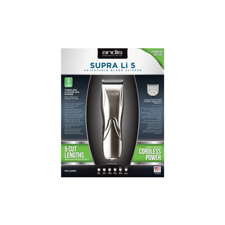 ANDIS 73505 Supra Li - LCL-2 Cordless