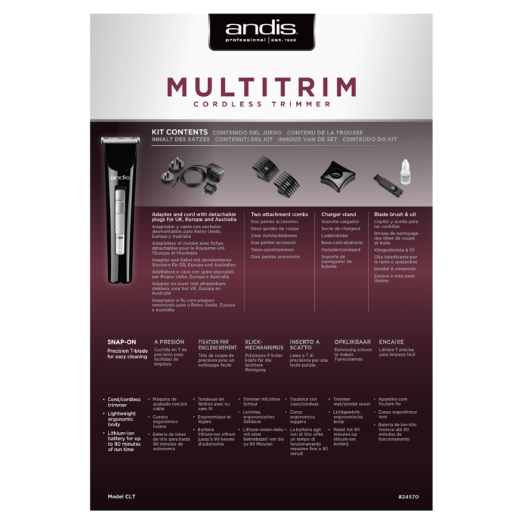 ANDIS 24570 MultiTrim - CLT