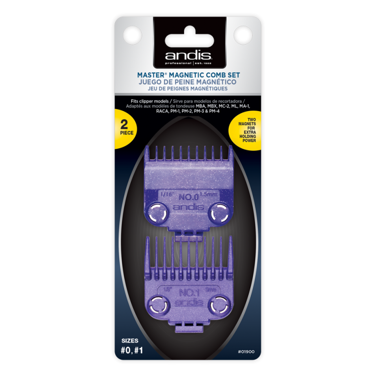 Přídavné hřebeny magnetické ANDIS 01900 - Set 2 ks