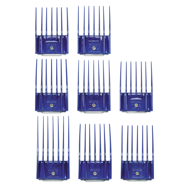 Přídavné hřebeny univerzální ANDIS 12990 - Set 8 ks