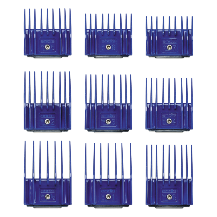 Přídavné hřebeny univerzální ANDIS 12860 Small - Set 9 ks