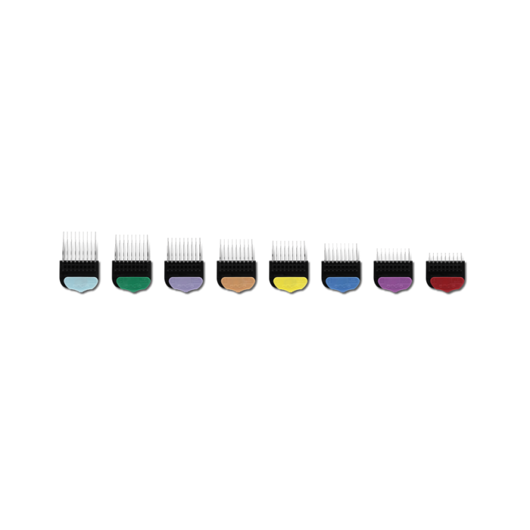 Univerzální přídavné hřebeny ANDIS 24585 magnetické Color - Set 8 ks