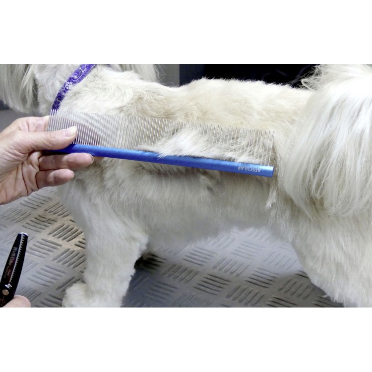 Kovový hřeben AESCULAP VH403 na srst - jednostranný - 247 cm