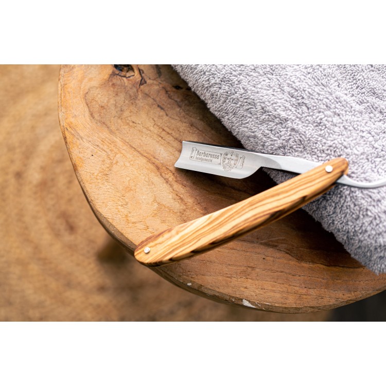 Břitva DOVO Solingen 10580026 N - Barbarossa - oliva