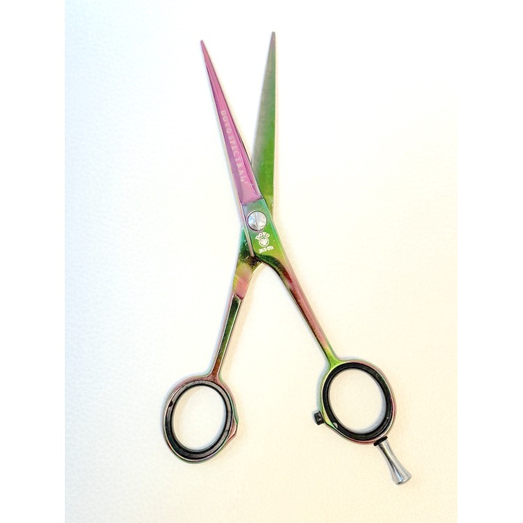 Kadeřnické nůžky DOVO 245 5585 SPECTRAL Red - 5,5"