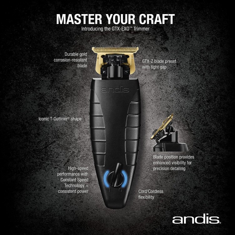 ANDIS 74105 GTX Exo - ORL-S Cordless