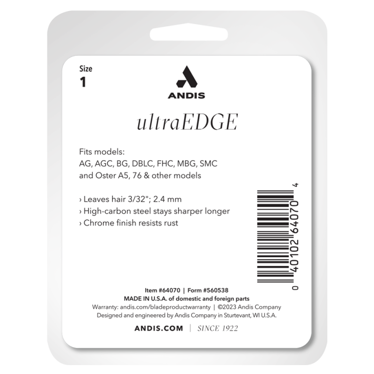 Střihací hlavice ANDIS 64070 Ultra Edge - #10 / 1,5mm