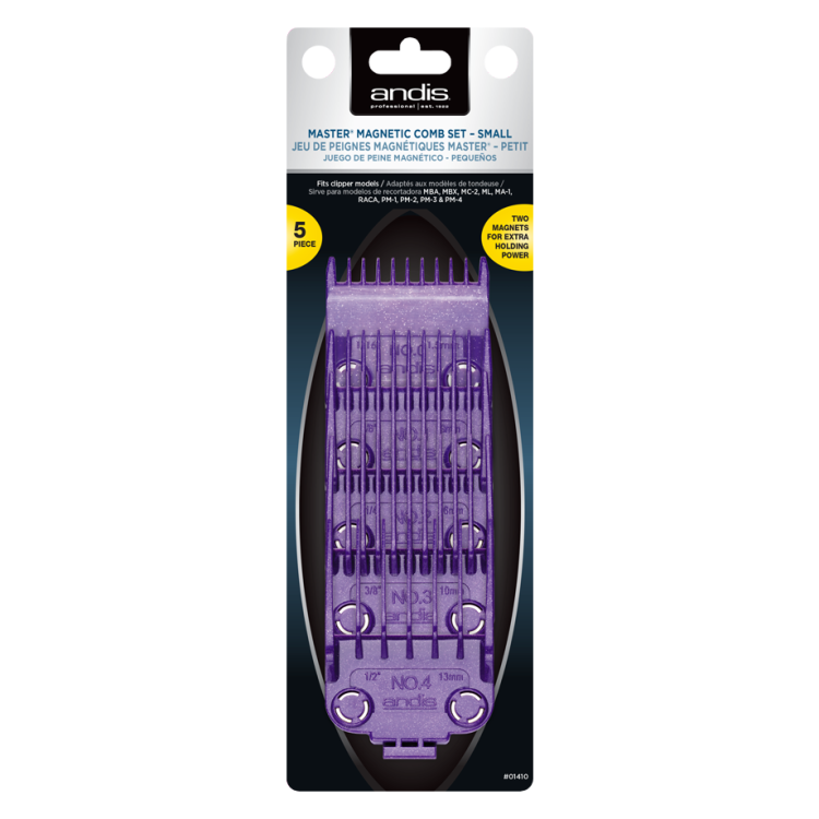 Přídavné hřebeny magnetické ANDIS 01410 Small - Set 5 ks