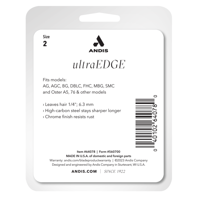 Střihací hlavice ANDIS 64078 Ultra Edge - 6,3 mm