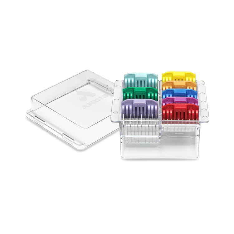 Přídavné hřebeny ANDIS 24650 CTA-1 Color - Set 8 ks