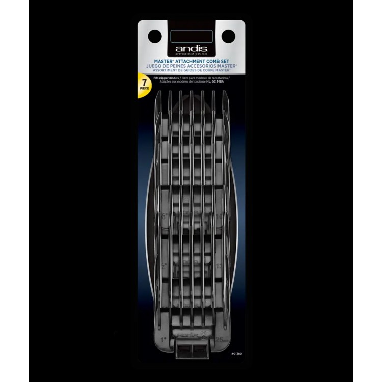 Přídavné hřebeny ANDIS 01380 - Set 7 ks