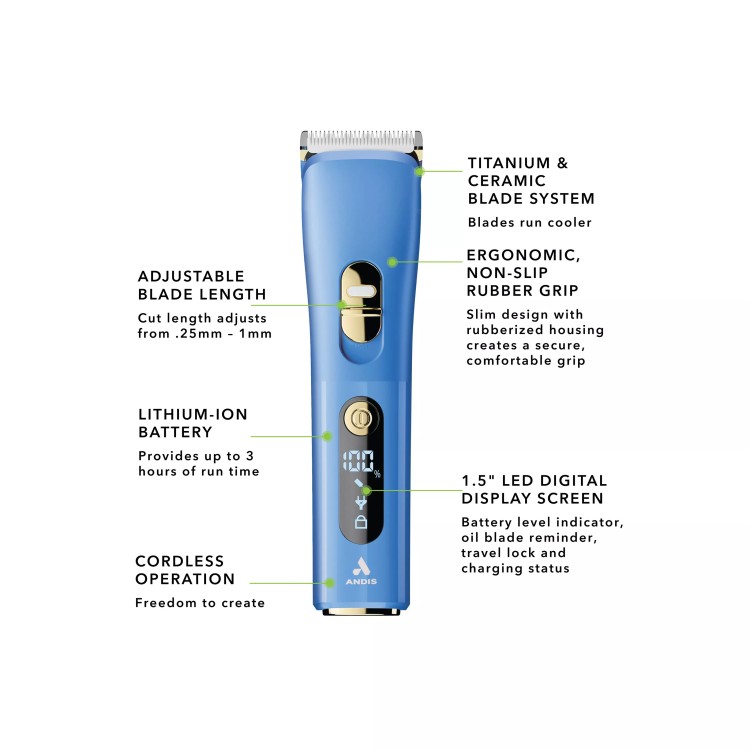 ANDIS enVISION model CLC-5 - Blue