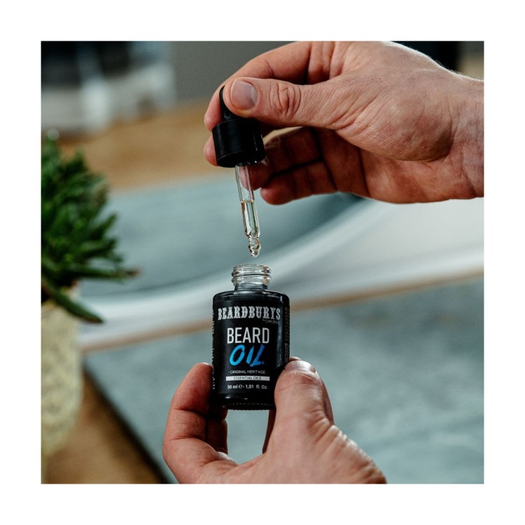 Olej na vousy BEARDBURYS 0412770 Original Heritage - 30 ml.