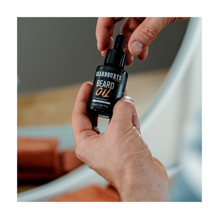 Olej na vousy BEARDBURYS 0412765 Amber Midnight - 30 ml.
