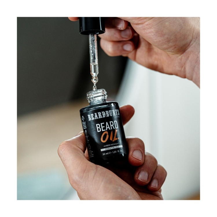 Olej na vousy BEARDBURYS 0412765 Amber Midnight - 30 ml.