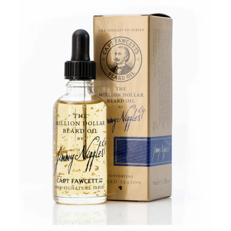 Olej na plnovous Cpt. FAWCETT - The Million Dollar Beard Oil - cestovní balení 10ml