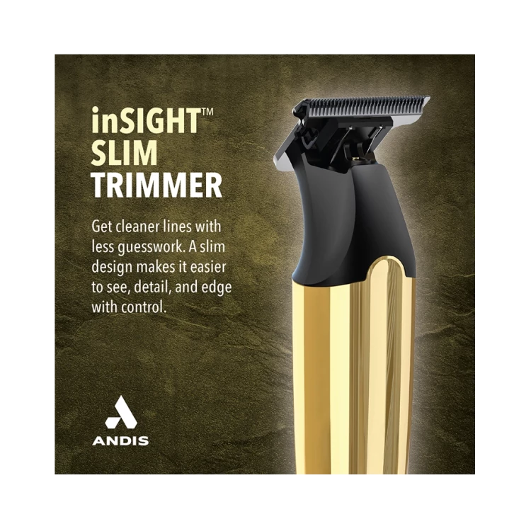 ANDIS 563226 inSIGHT Slim gold - CLT-V Cordless