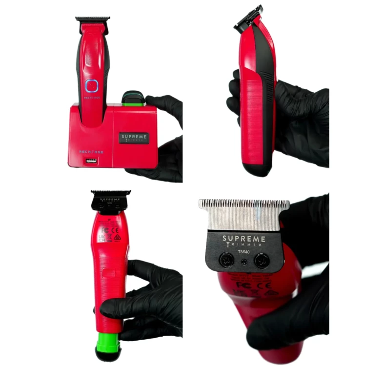 Střihací strojek STpro RECHARGE Trim - red