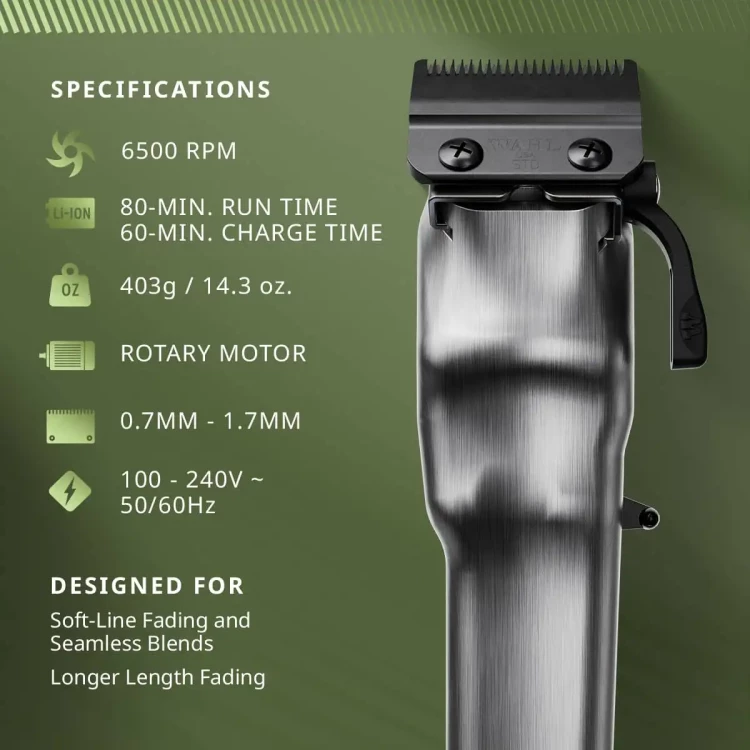 WAHL 3030832 Legend Cordless Olive Green