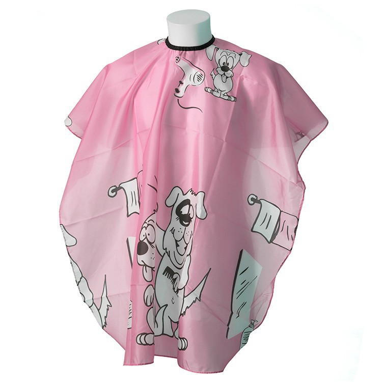 Kadeřnická dětská pláštěnka "Dogy Pink"