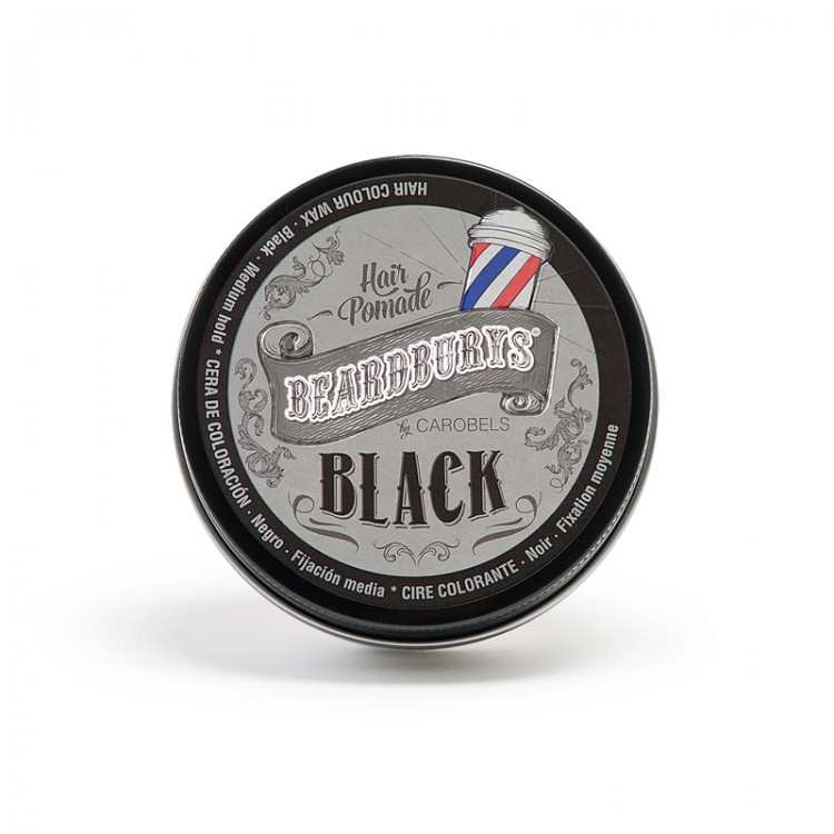 BEARDBURYS Color Black - pomáda na vlasy - 100 ml