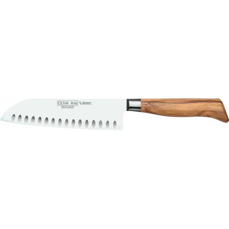 Nůž BURGVOGEL 6100.926.18.6 SANTOKU - Oliva Line - 18 cm