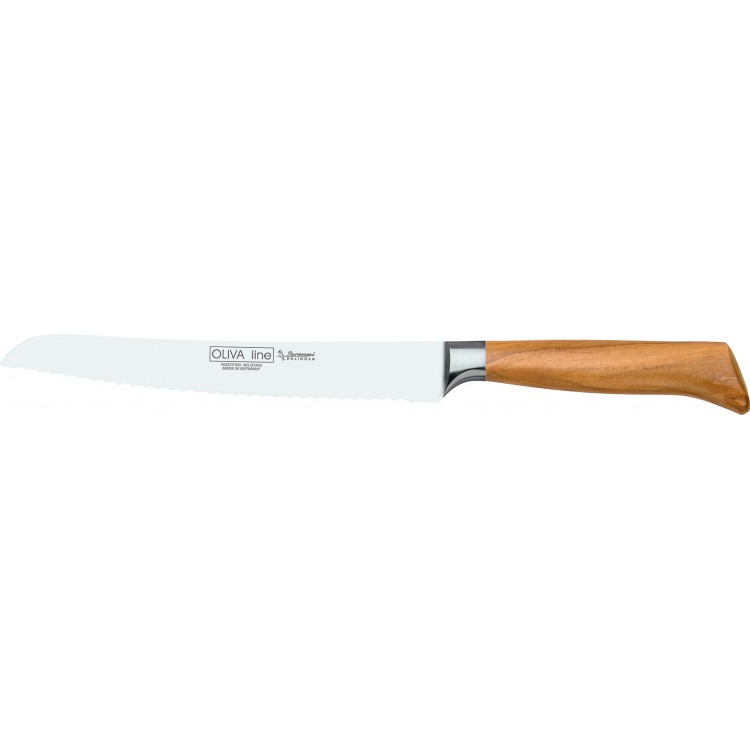 Nůž BURGVOGEL 6990.926.23.2 - Oliva Line - 23 cm - na pečivo