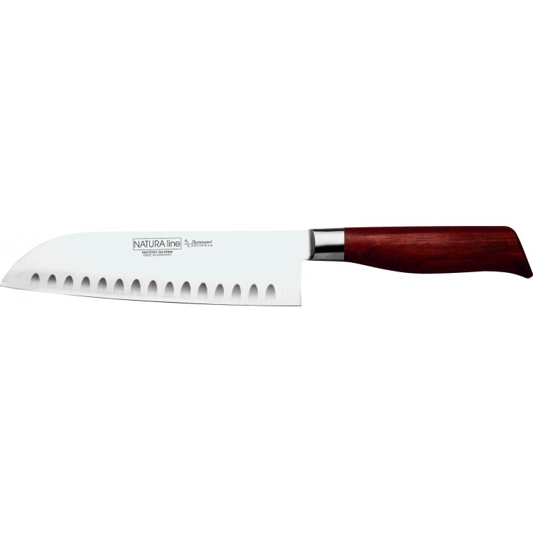 Nůž BURGVOGEL 6100.906.18.6 SANTOKU - Natura Line - 18 cm