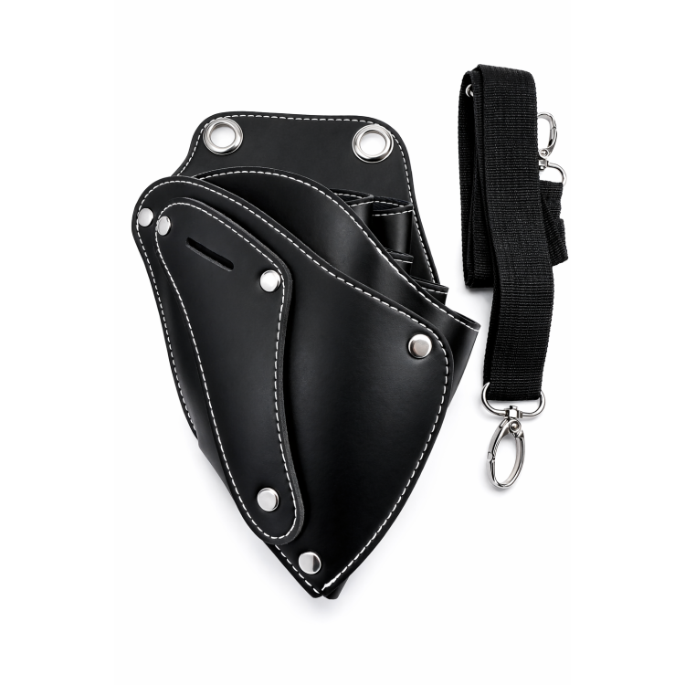 Kadeřnická kapsa na nůžky MS-1406 - hnědé