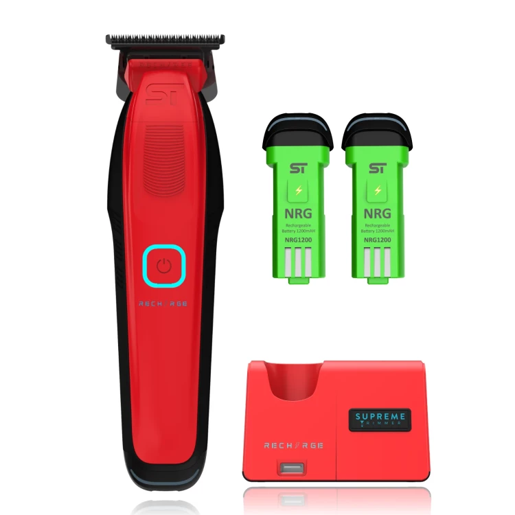 Střihací strojek STpro RECHARGE Trim - red