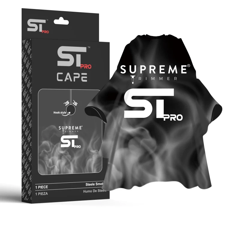 Kadeřnická pláštěnka STpro Steel Smoke
