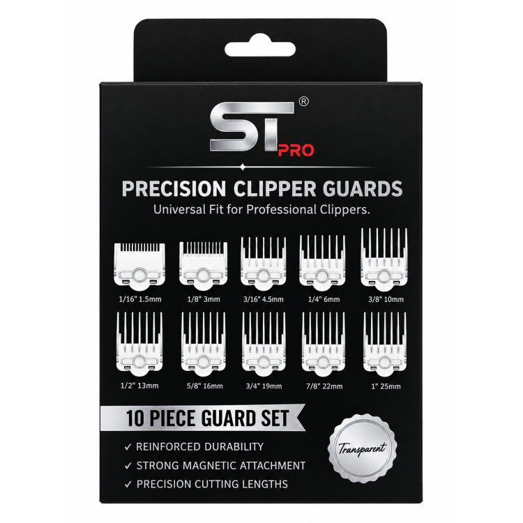 Magnetické přídavné hřebeny STpro Premium Magnetic CMG100 - transparentní - Set 10 ks