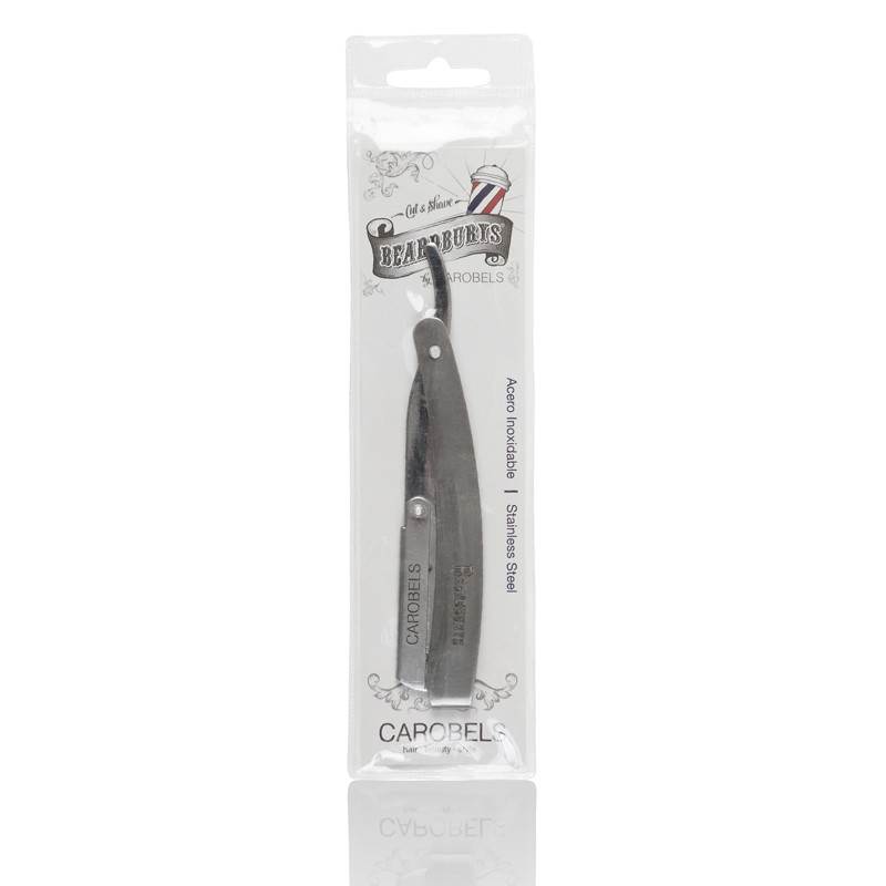 CAROBELS Cosmetics / BEARDBURYS Kadeřnická břitva BEARDBURYS Navaja Inox Safety