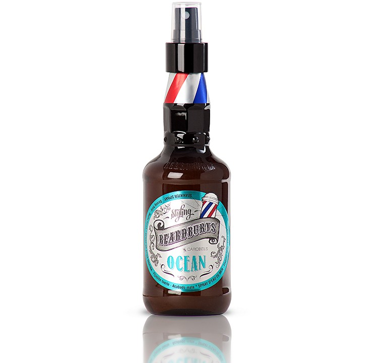 CAROBELS Cosmetics / BEARDBURYS Fixační sprej na vlasy BEARDBURYS Ocean Aqua - 100 ml.