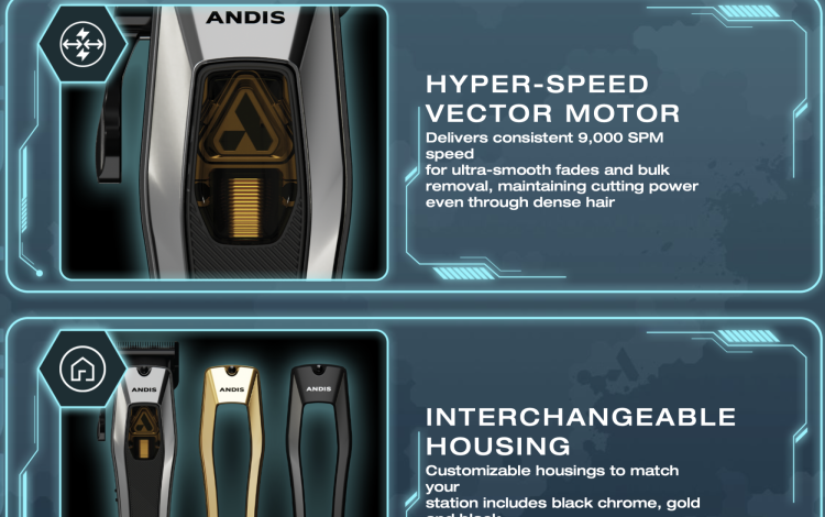 Nové střihací strojky ANDIS Recon
