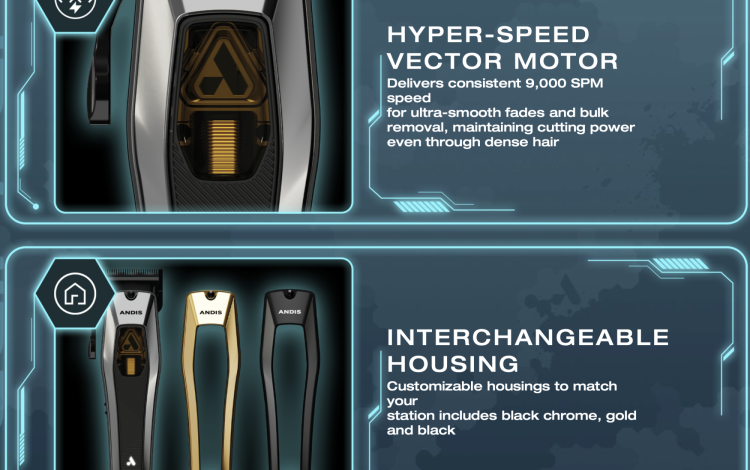 Nové střihací strojky ANDIS Recon