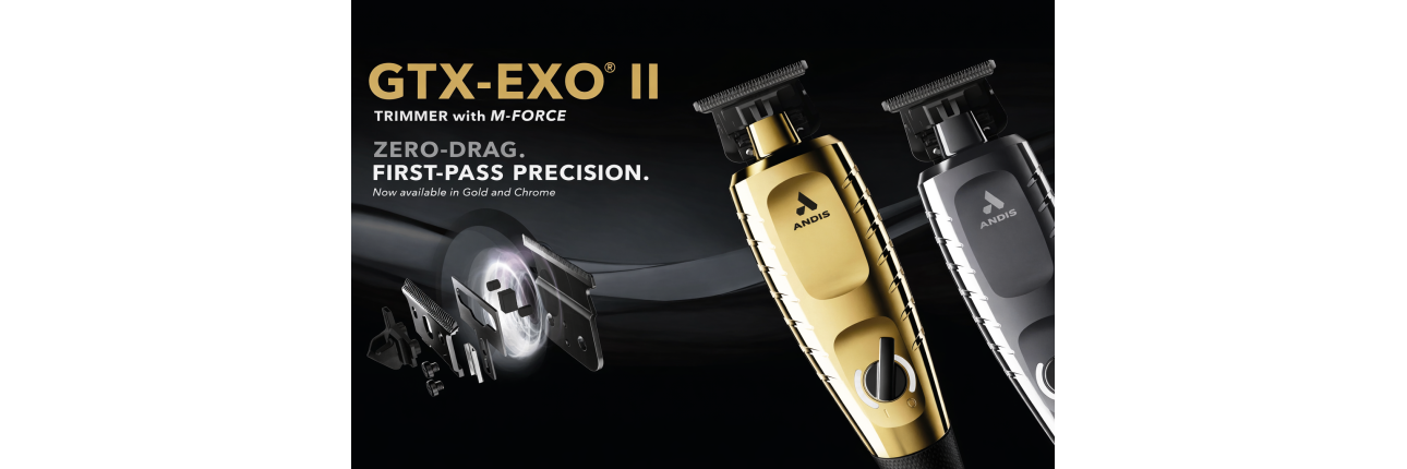 Konturovací strojky ANDIS GTX-EXO II s novou technologií M-Force
